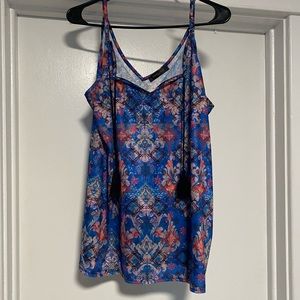 LOVEU. DEAR blue design tank top size XL